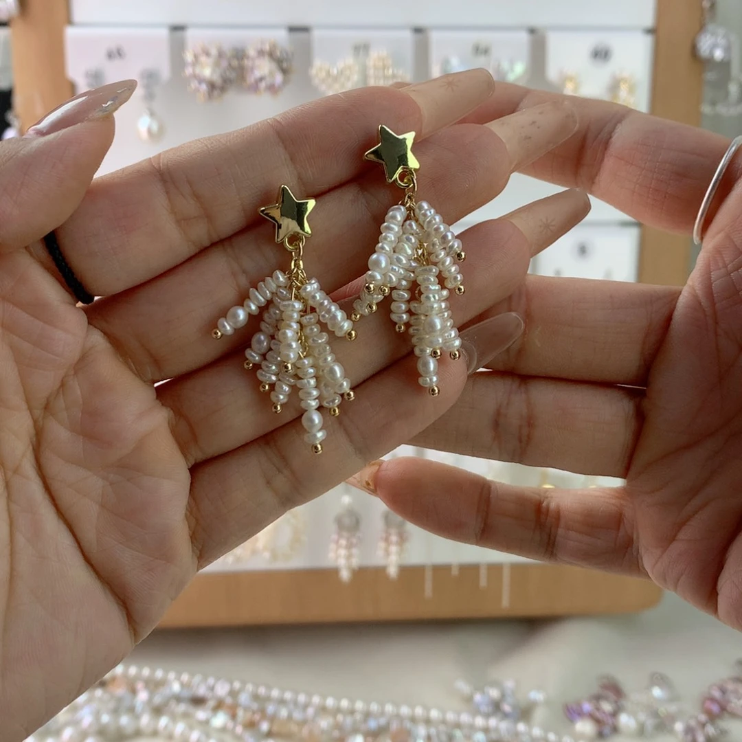 未镶嵌耳饰淡水珍珠