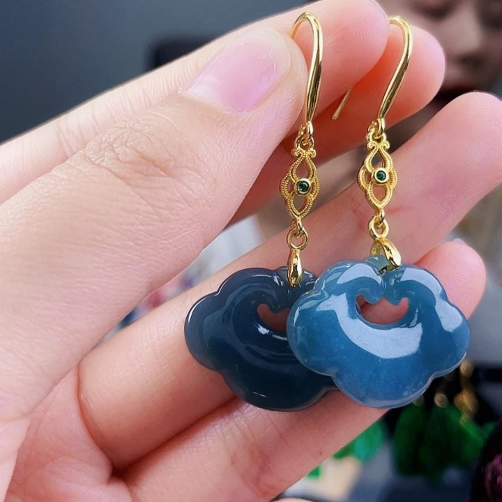 翡翠耳饰未镶嵌饰品