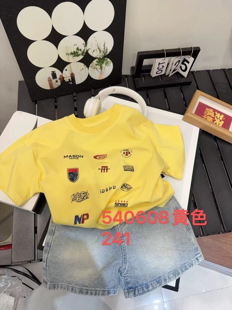 540608新款萌娃穿搭夏款短袖