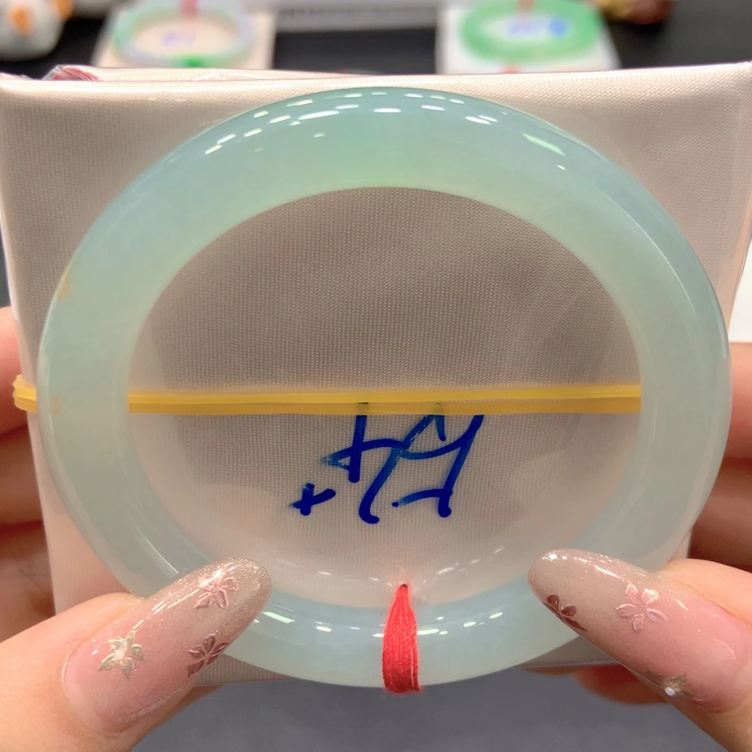 未镶嵌手镯翡翠54圆39号链接