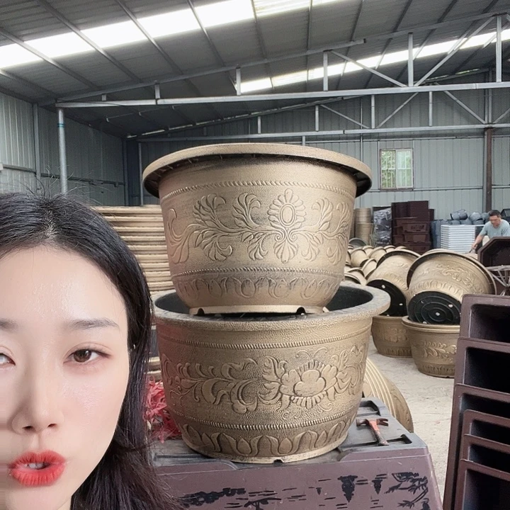 圆形70花盆一个有孔