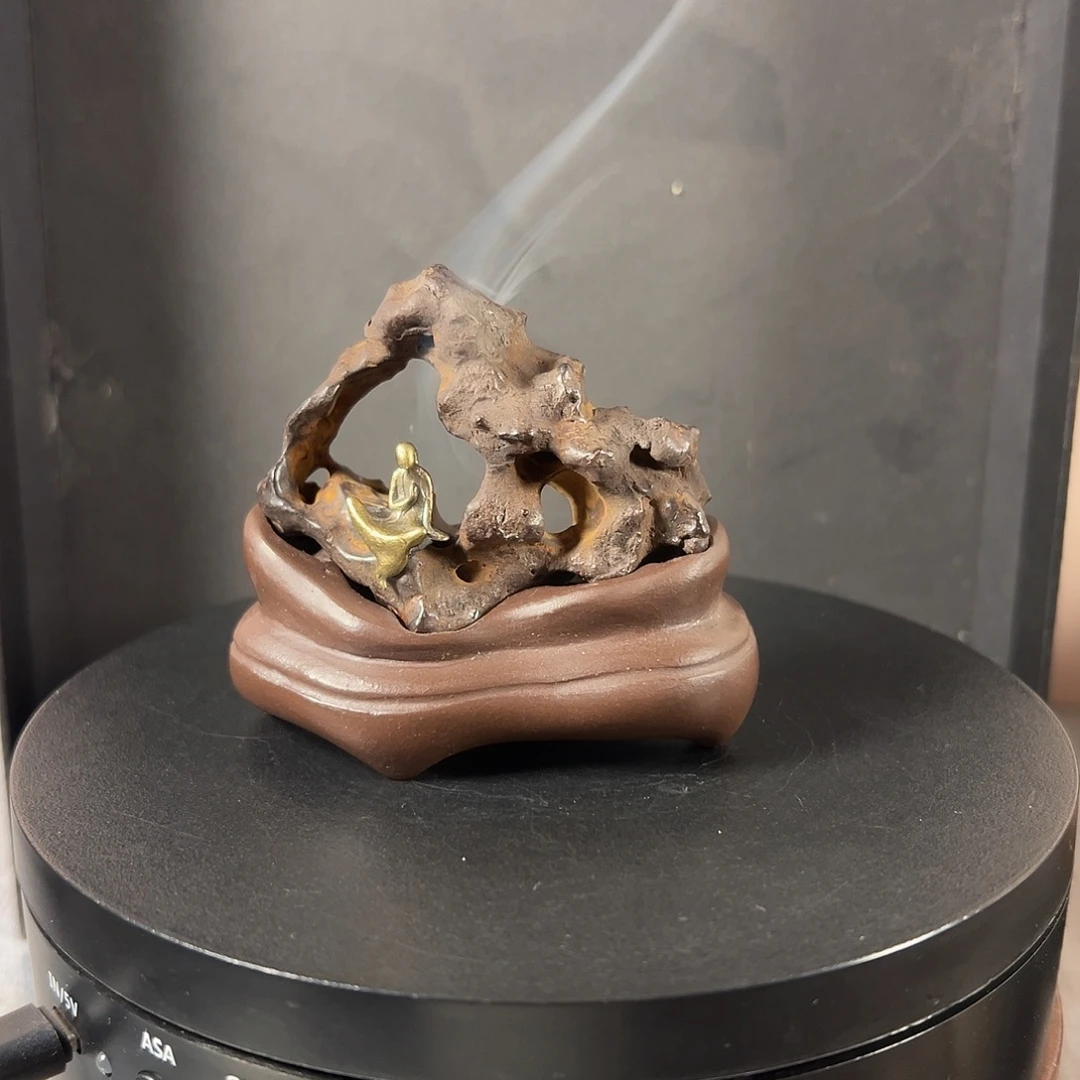 叮***当紫泥太湖水石茶台香炉