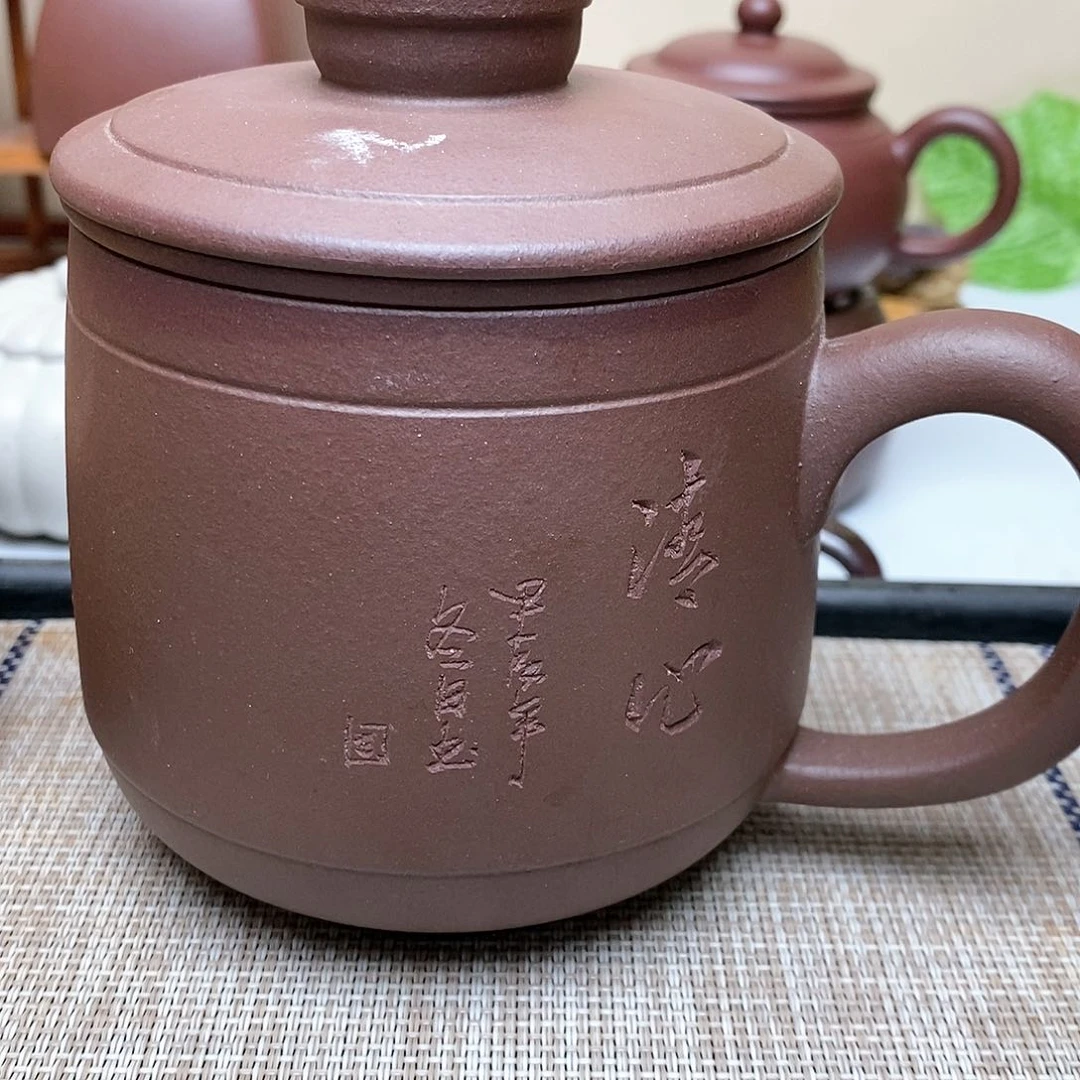 紫砂茶壶用****4450毫升零添加四号井老紫泥