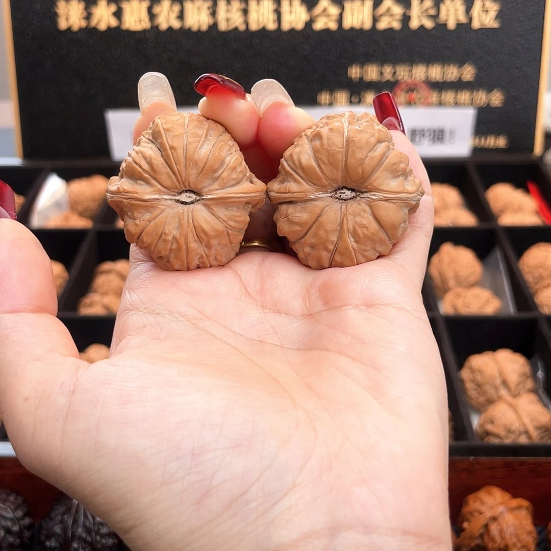 把件文玩核桃38南瓜全品近圆天配克重正肩38B6