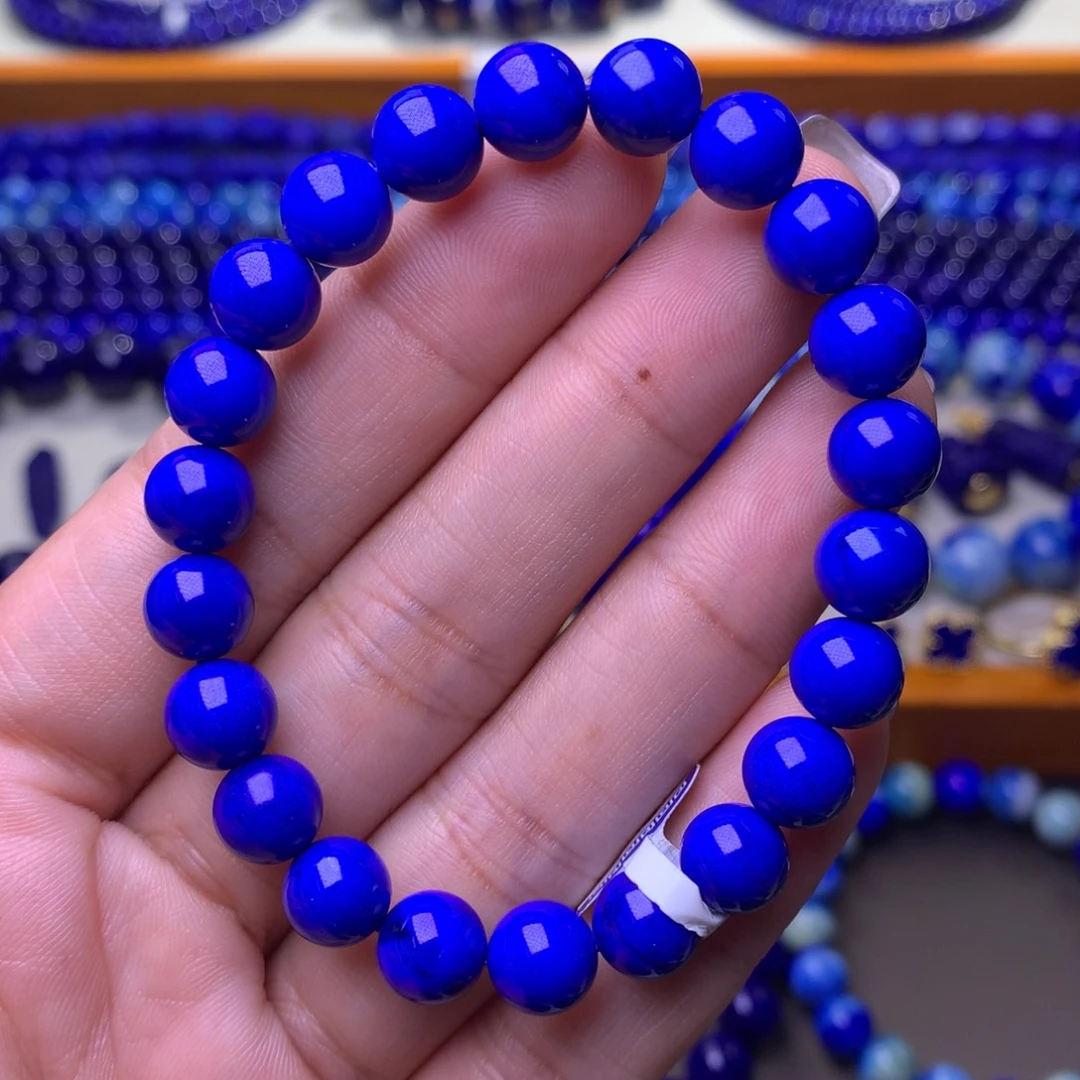 青金石未镶嵌手串8mm