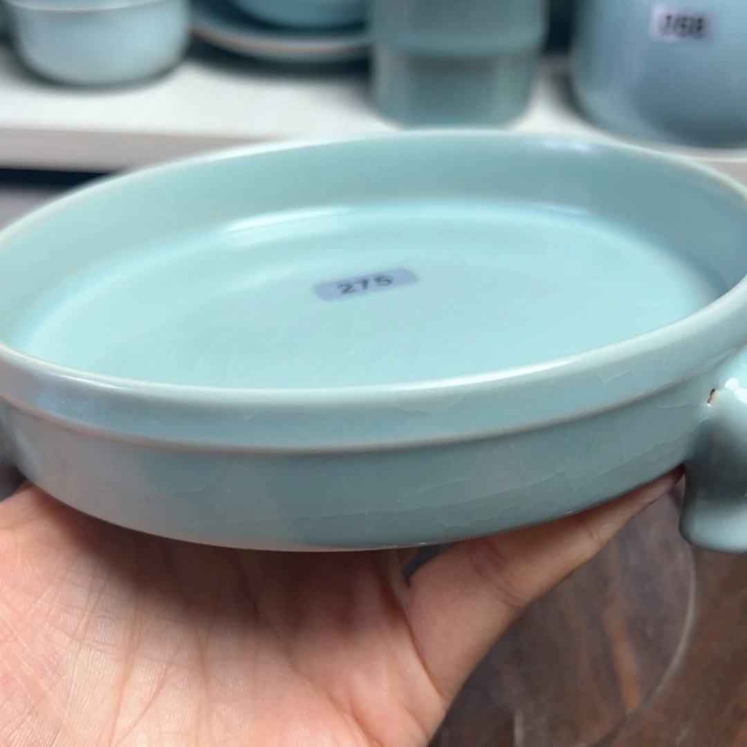 仿古三足洗大瑕汝瓷