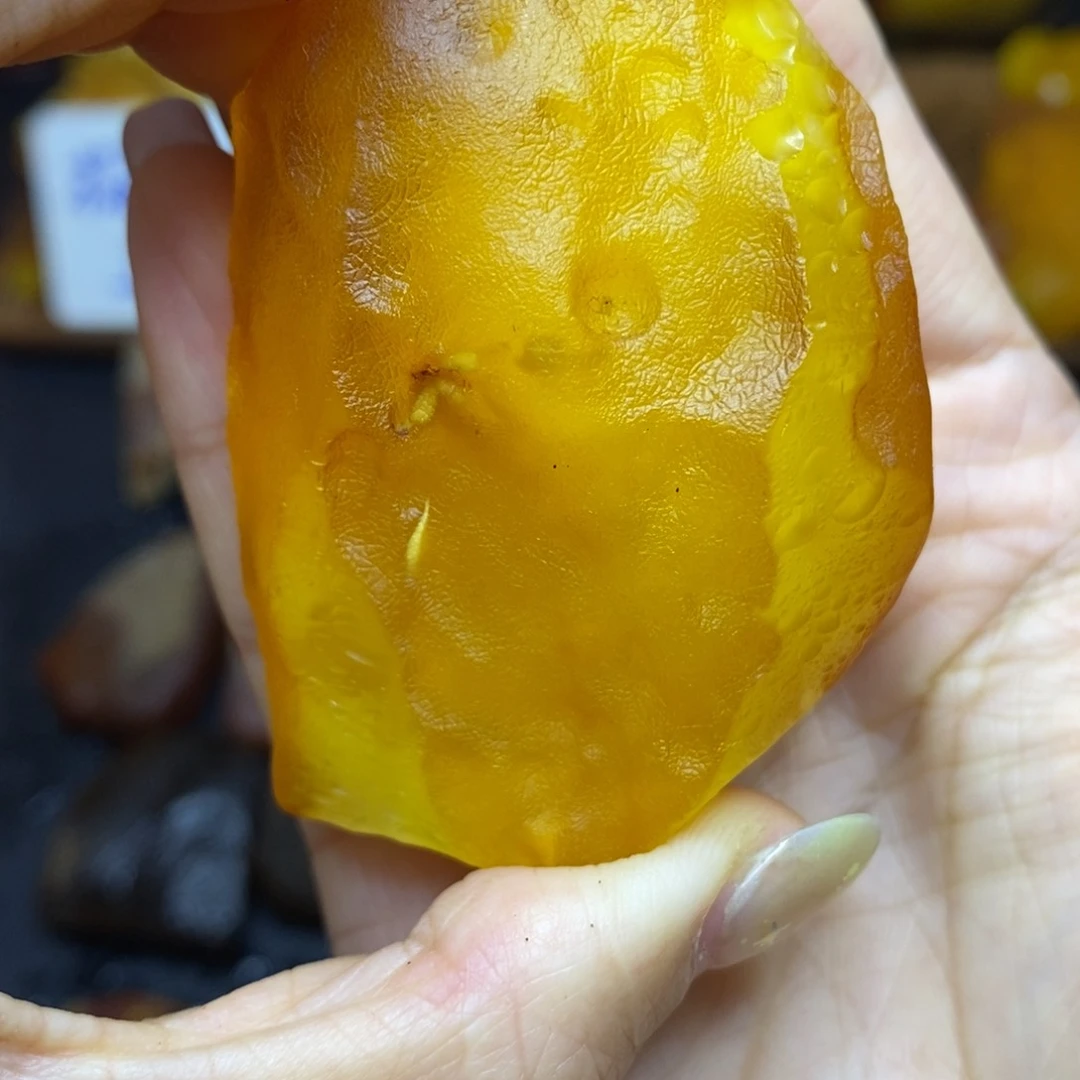 定制琥珀未镶嵌蔡胖