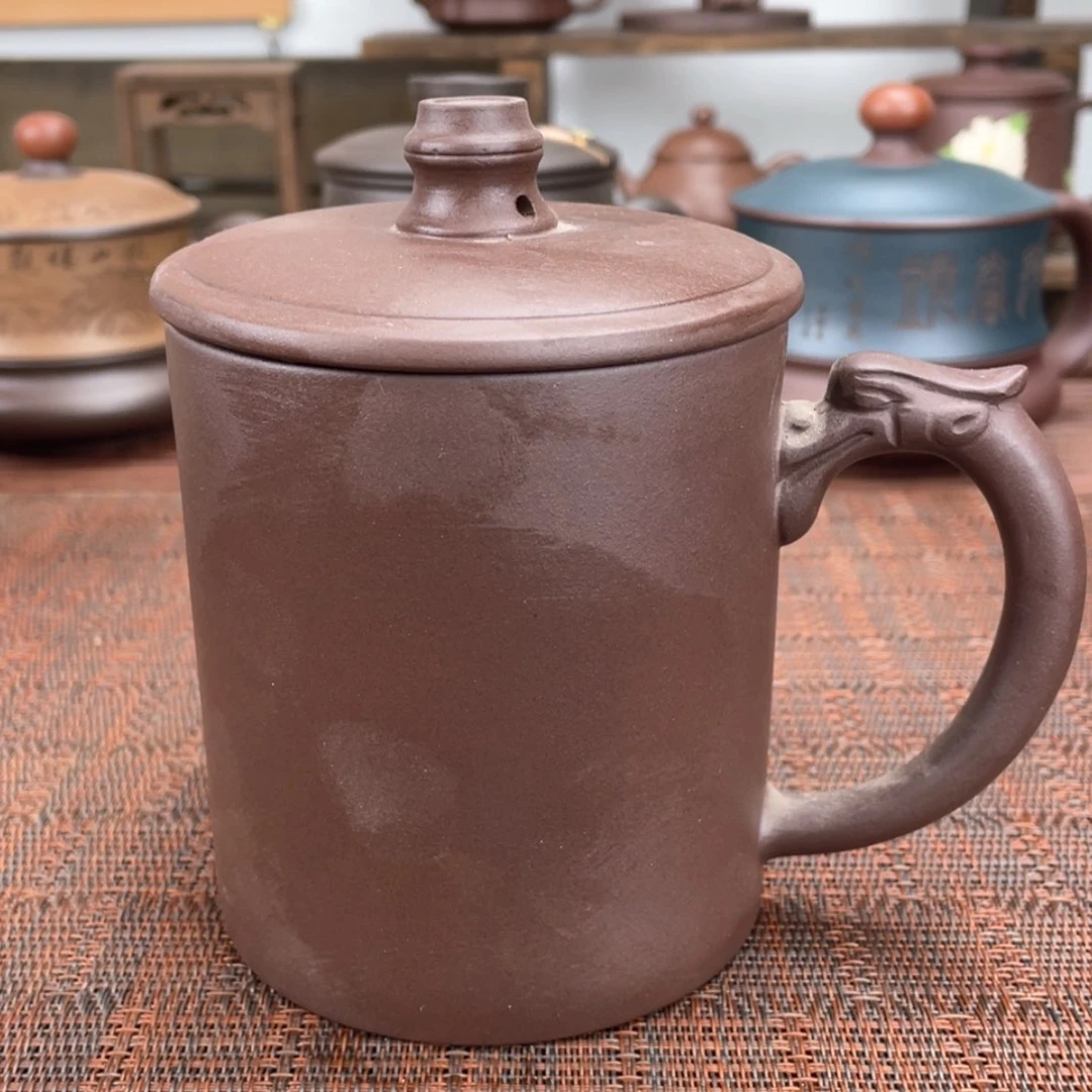 【闪购商品】紫砂茶杯原矿紫砂盖杯微瑕