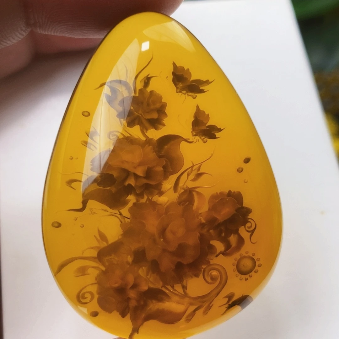 【闪购商品】蓝珀吊坠(不含链)未镶嵌