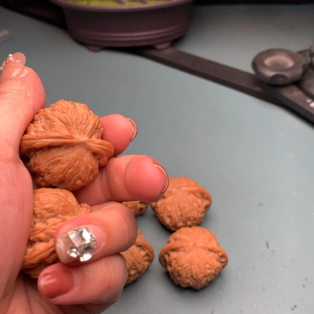 文玩核桃把件磨盘4041不是正磨