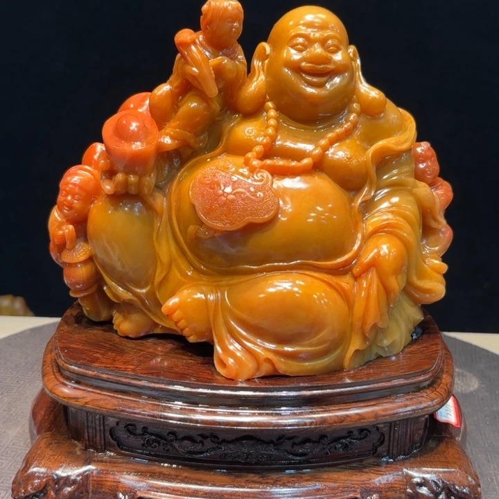 寿山石鸿**畅寿山石摆件
