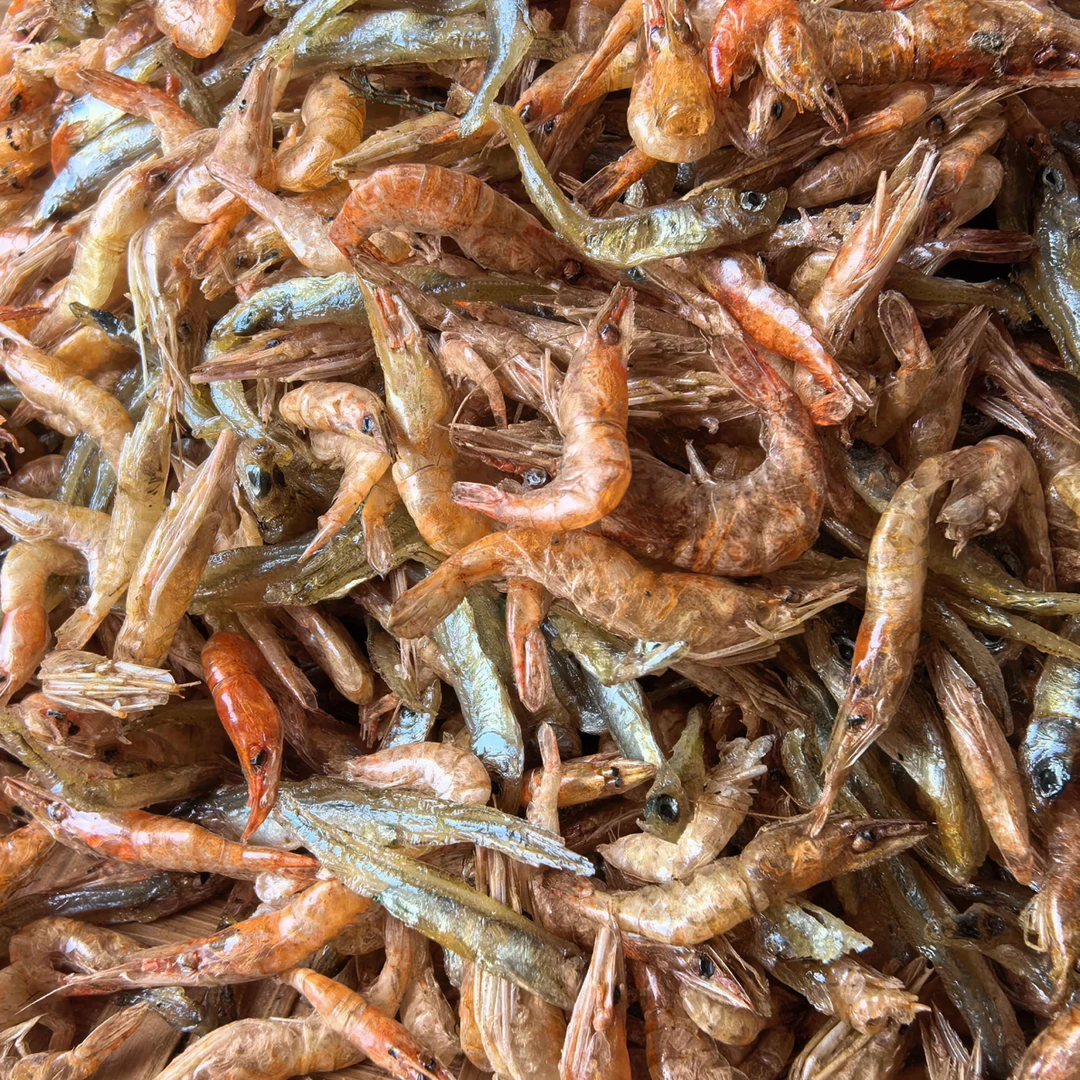 【河鱼河虾】净重500g 江西老乡溪流河鱼干虾干