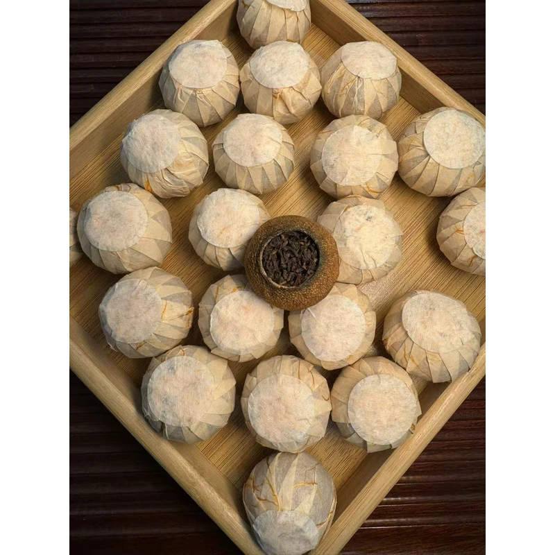 新会小青柑 君君收茶 新会柑普 熟普里料 12月7