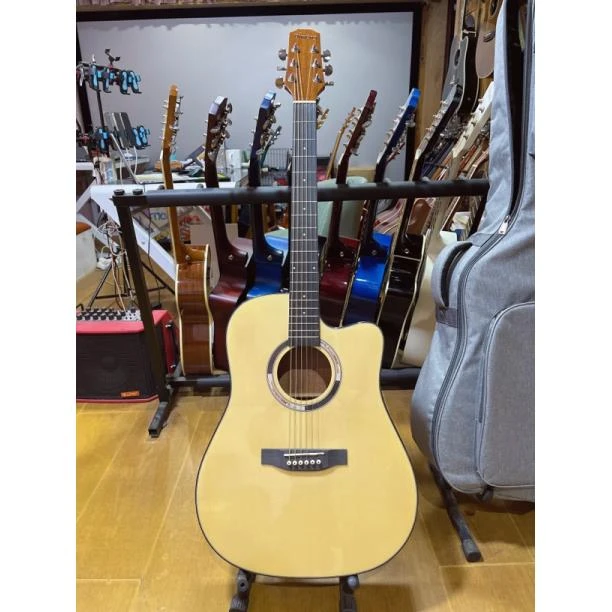 实拍41寸高端演奏级民谣吉他工厂直供配件齐全带教学视频课程