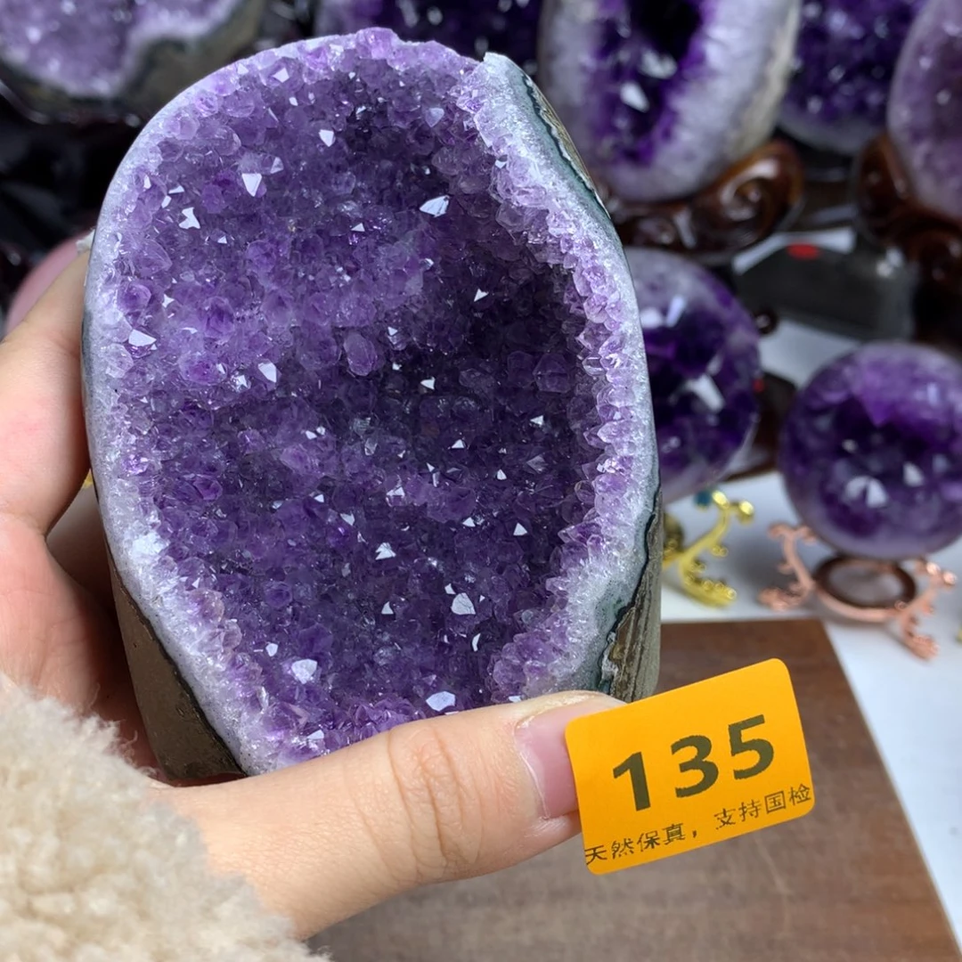 紫晶摆件未镶嵌紫晶