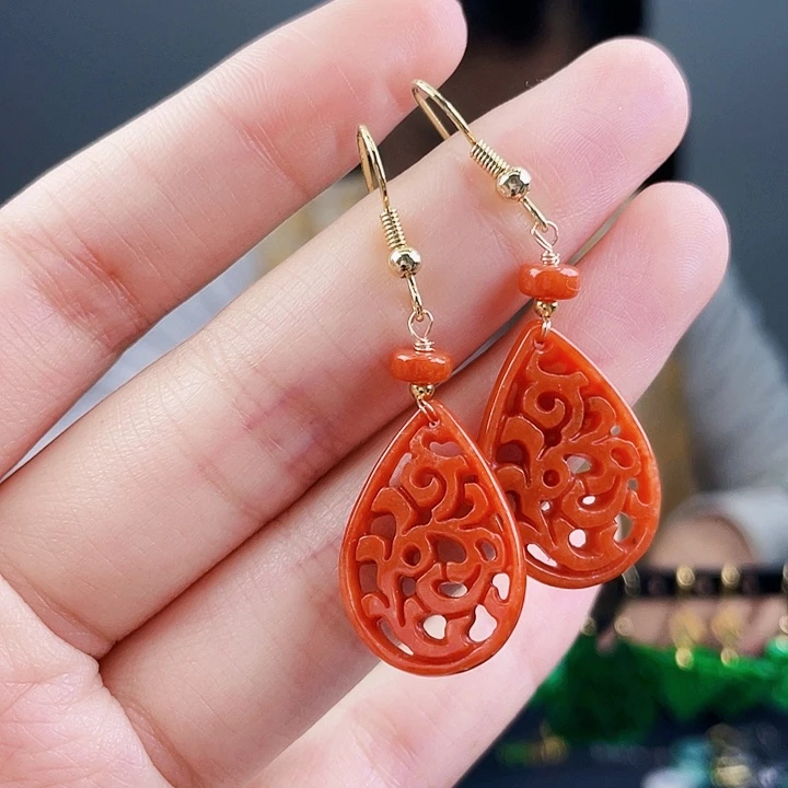 翡翠耳饰未镶嵌饰品