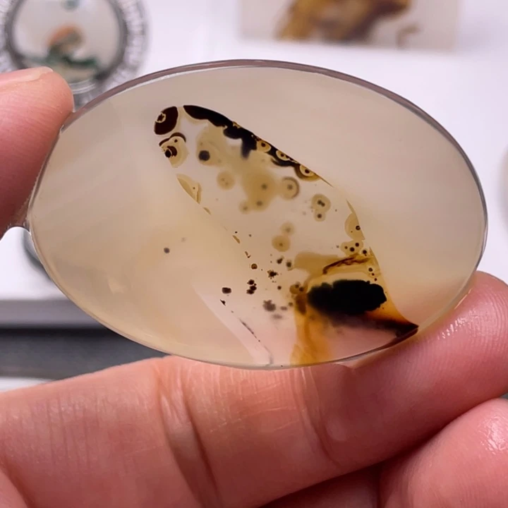 玛瑙/玉髓未镶嵌吊坠(不含链)
