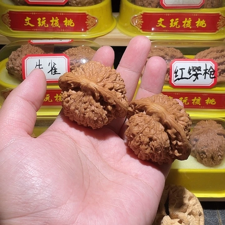 文玩核桃把件官帽5.1