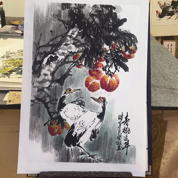 国画张圣敏先生纯手绘作品