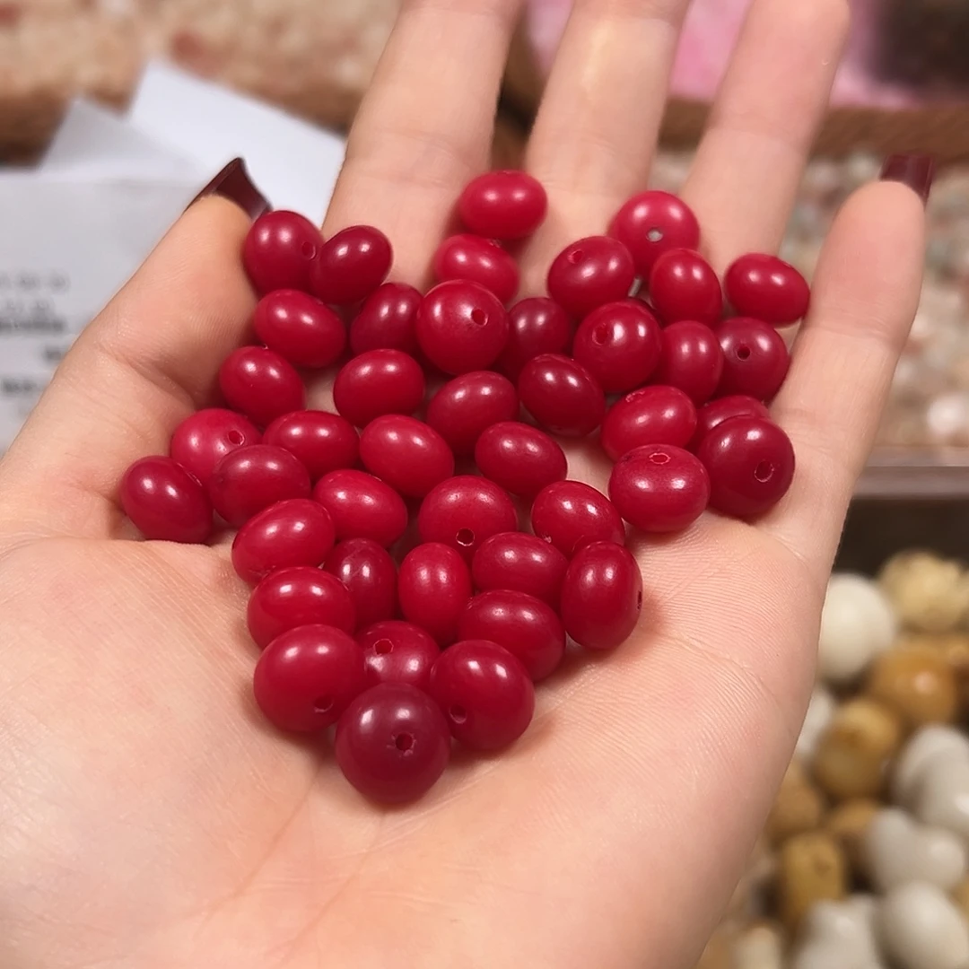 手串菩提根/象牙果瑕疵11红算盘150颗