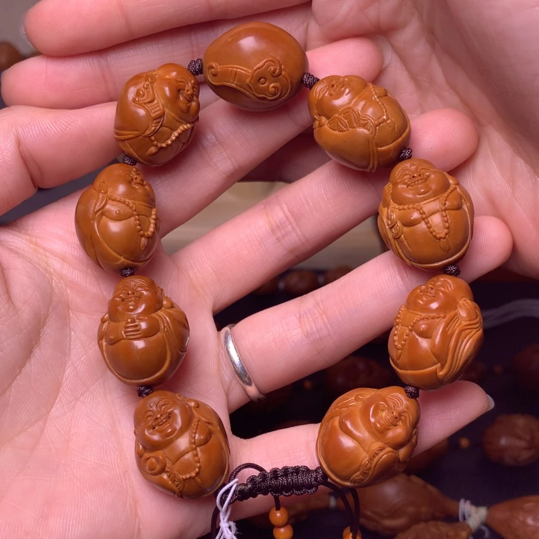 橄榄核手串/手链弥勒佛