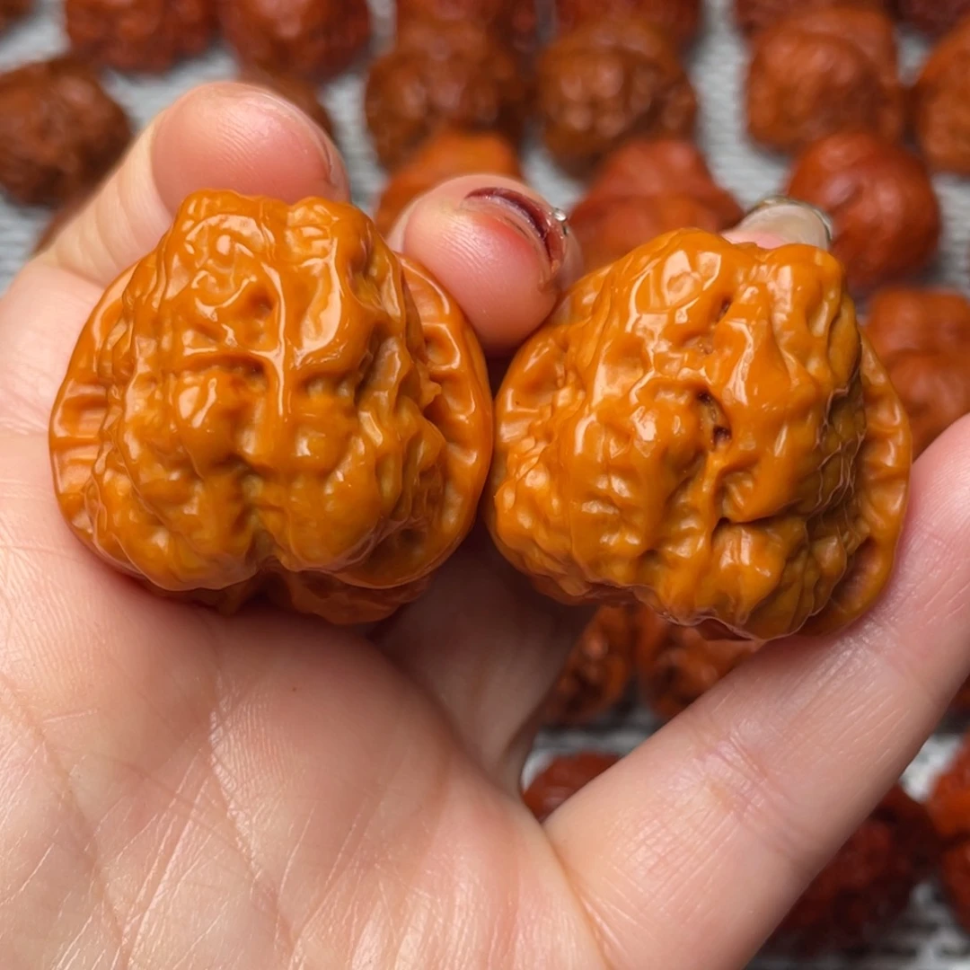 桃核吊坠文玩核桃 手把件 蛤蟆头 35