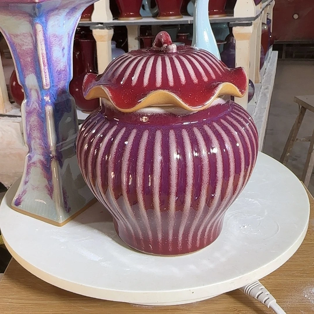瓷摆件郑家钧窑摆件