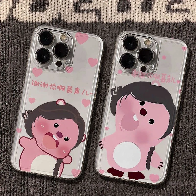 卡通露比太空手机壳适用于苹果16透明iphone14保护壳1512pro