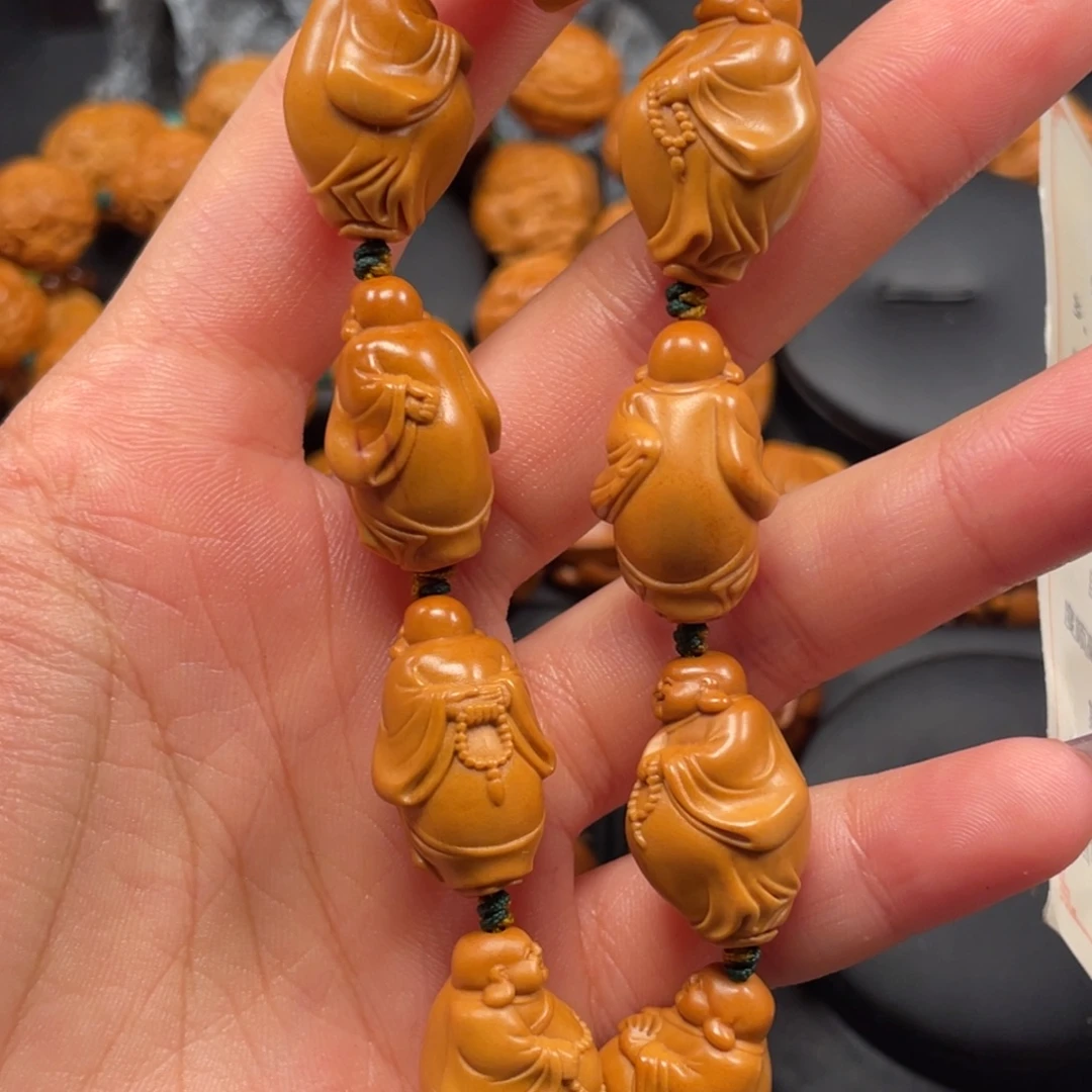 ²***꧔手串/手链橄榄核1.4自在弥勒橄榄核