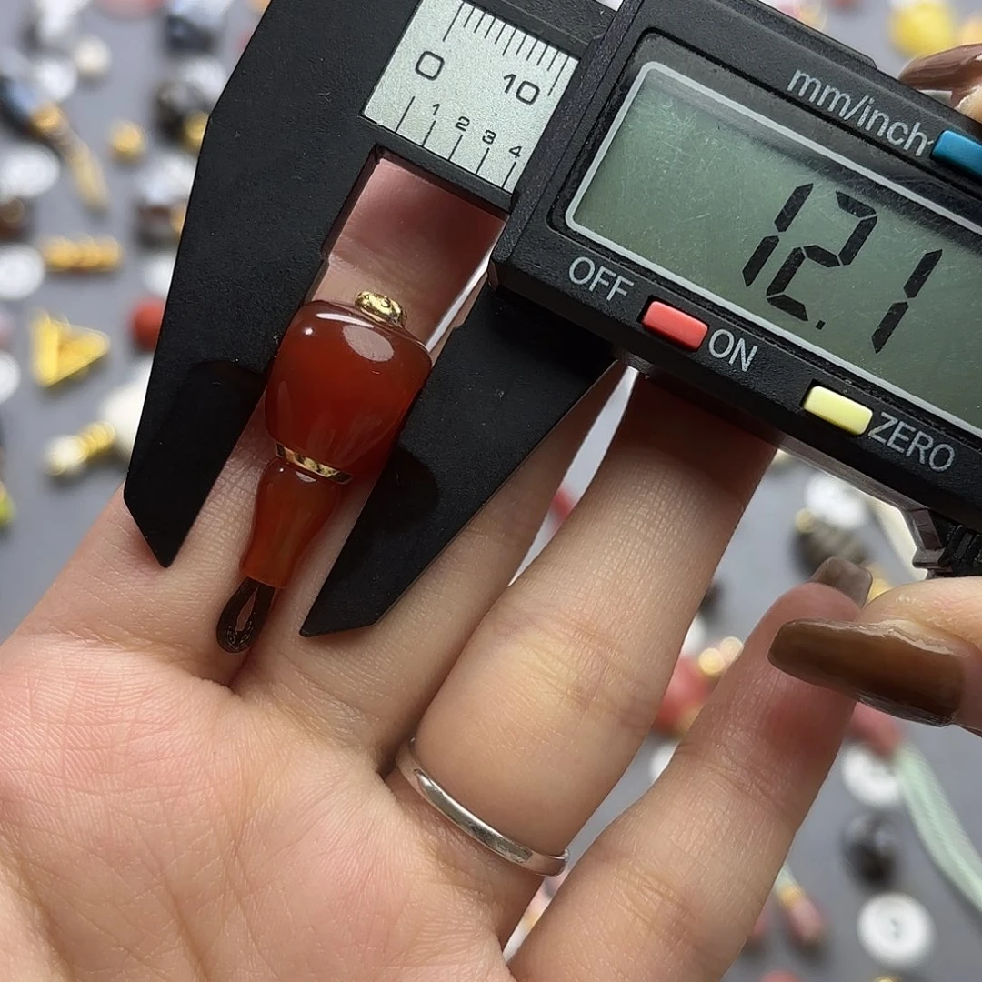 玛瑙/玉髓未镶嵌文玩配饰适配6-10mm的串