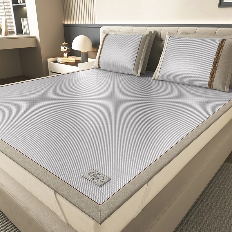 水星适用经典款-冰藤凉席藤席冰藤席冰丝席空调席凉感三件套