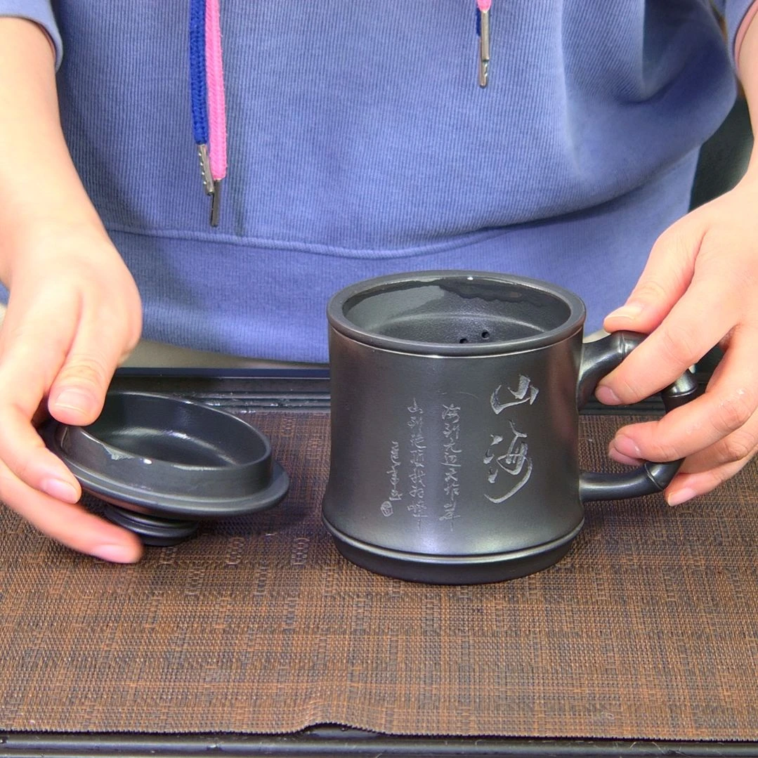 茶杯紫砂高货放漏