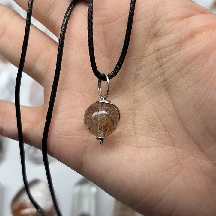 水晶颈饰未镶嵌12mm+闪灵钻圆珠项链