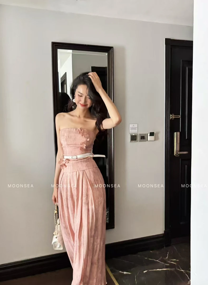 扣号链接2025年新款千金名媛高级感穿搭连衣裙