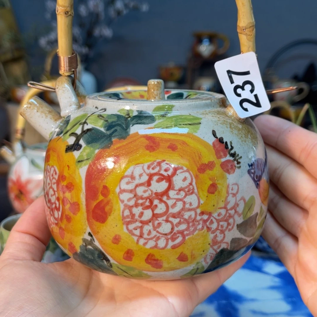 杯素浅陶瓷手工手绘