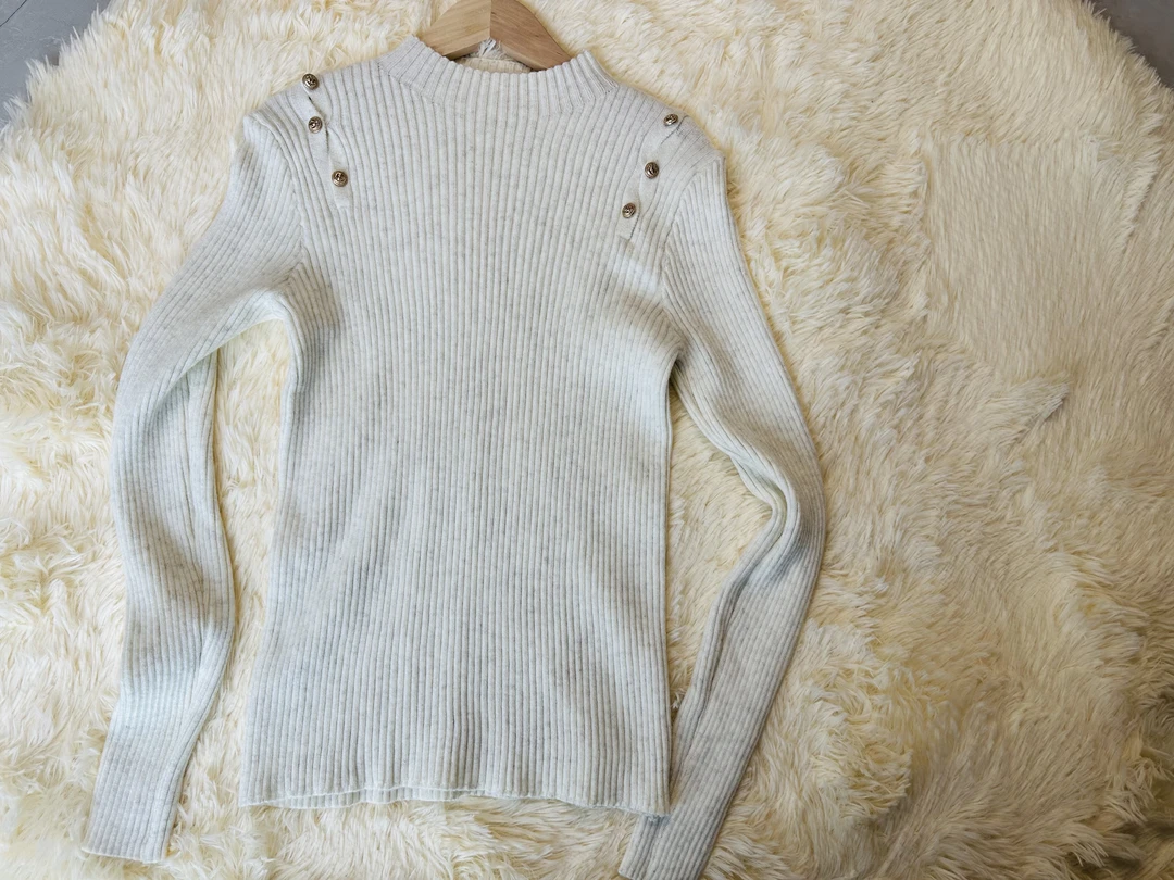 常规款吸汗法式长袖高温定型毛衣韩版针织秋冬女士