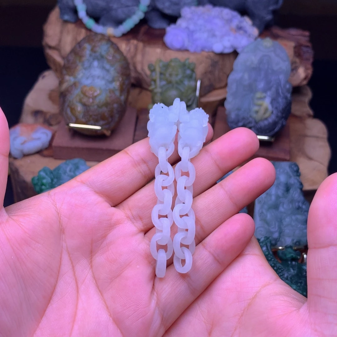 厚***物未镶嵌定制翡翠翡翠