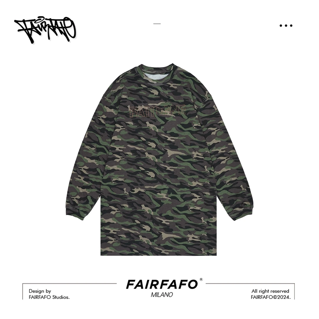 FAIRFAFO林肉肉   【微胖藏肉显瘦上衣长袖】CXSS312177显瘦短袖t恤