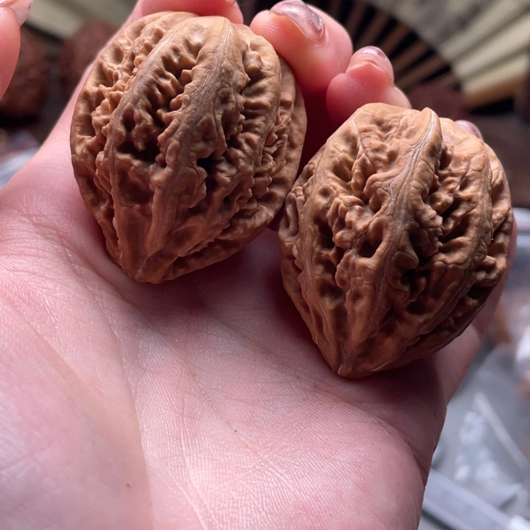 文玩核桃把件楸刀鱼73