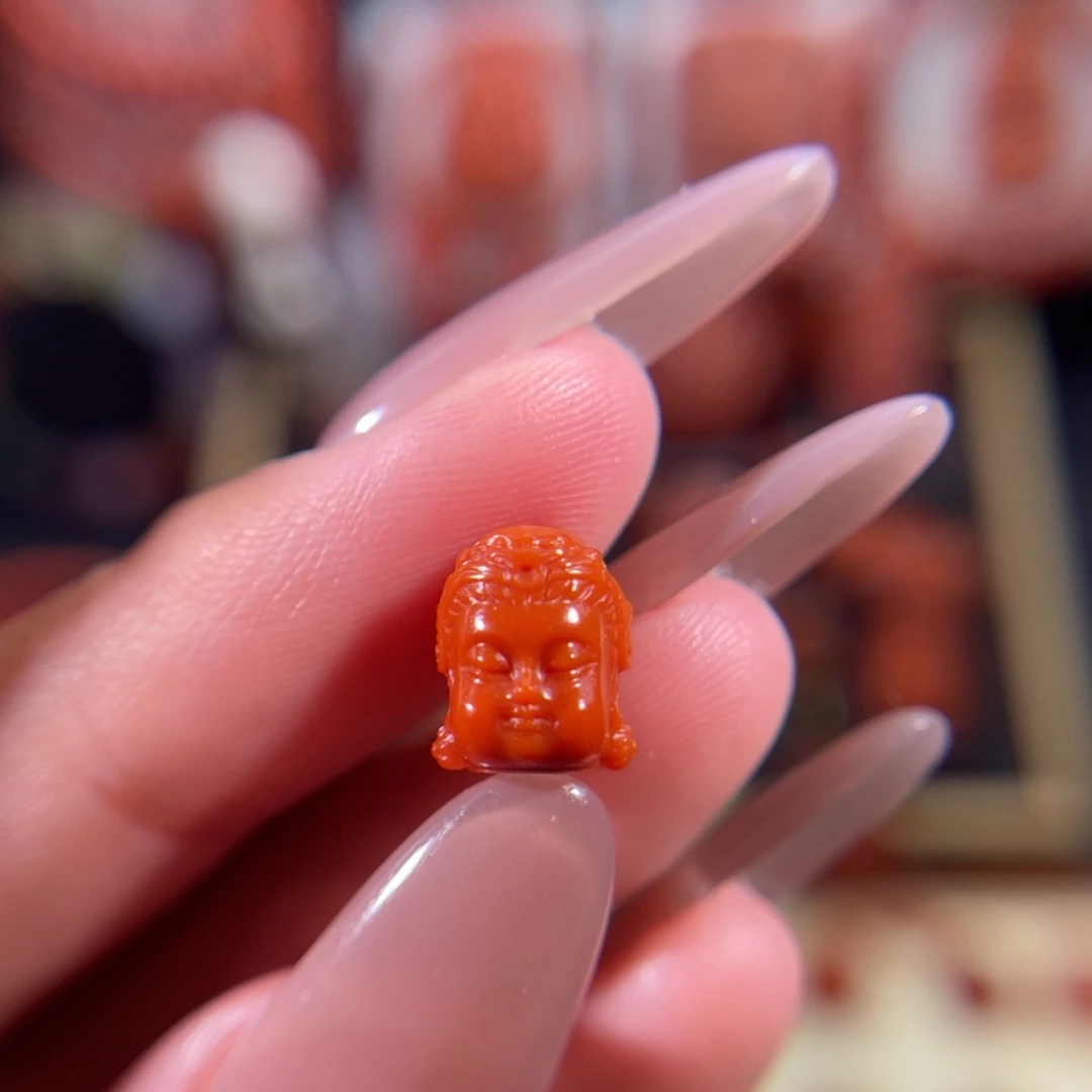 南红玛瑙未镶嵌宝宝观音9.6*7.9