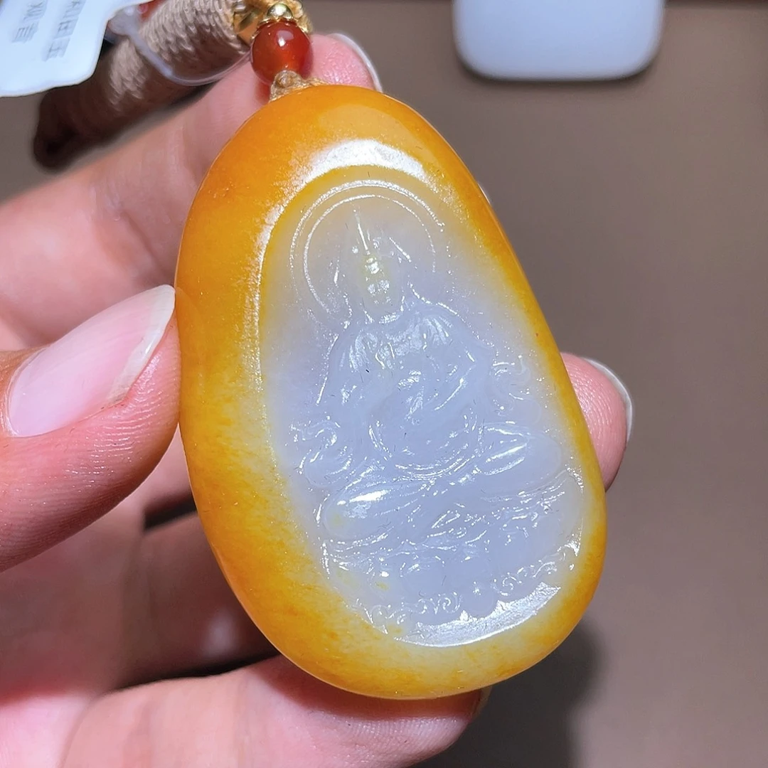 和田玉未镶嵌挂件Y