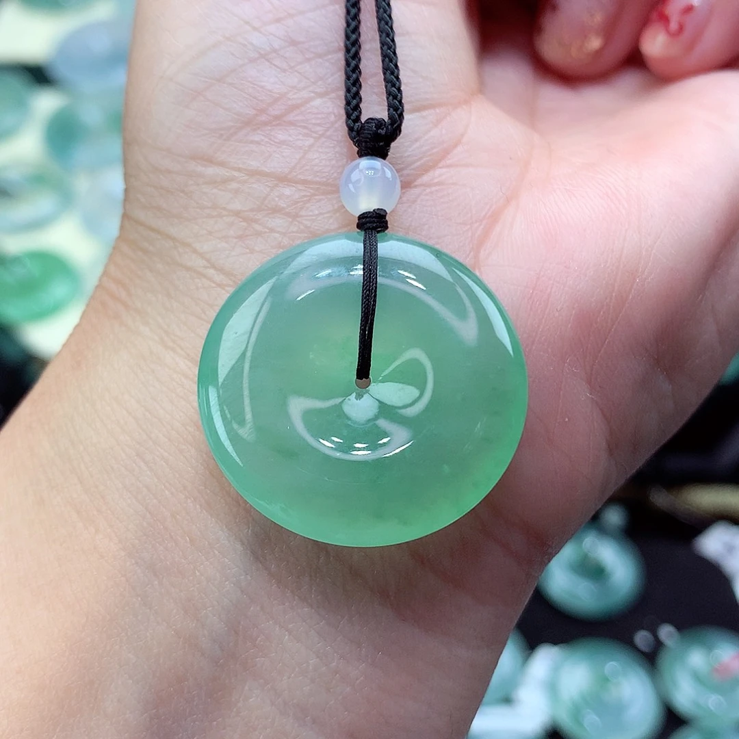 翡翠颈饰未镶嵌57尺寸26.2/5.8