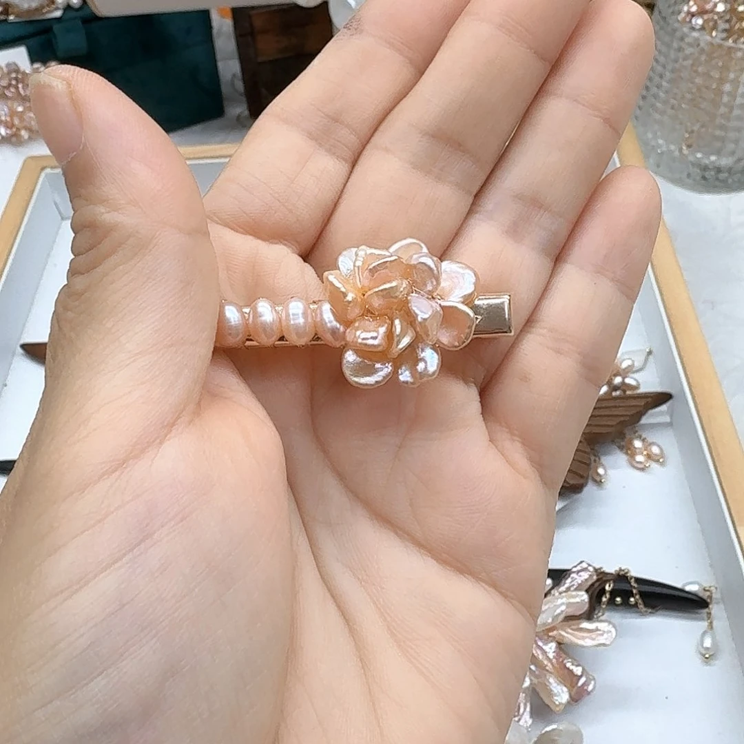 金***贸未镶嵌淡水珍珠发饰