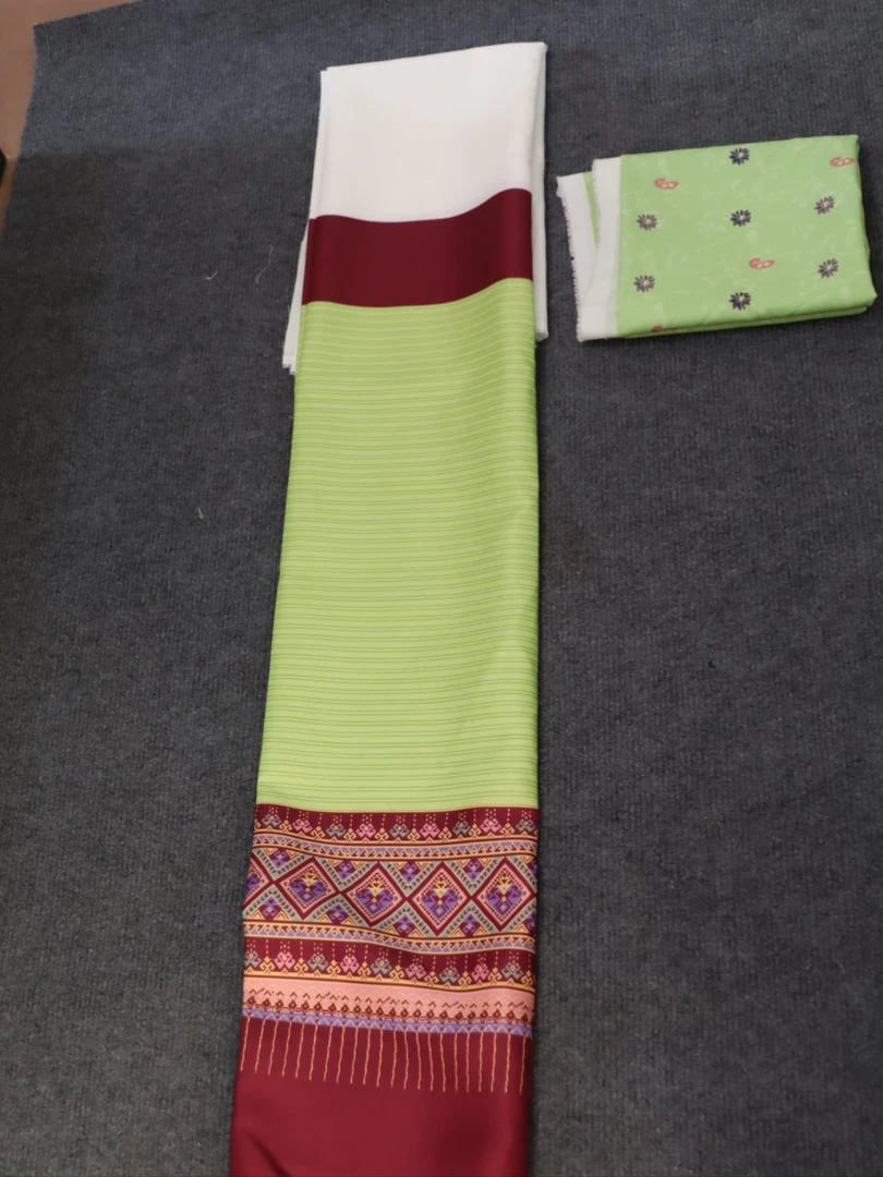 印花布料套装，非成品