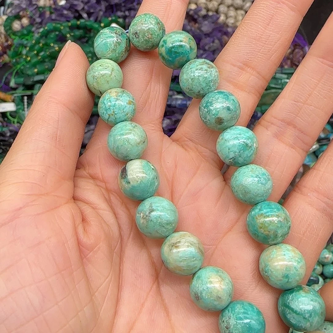 玛瑙/玉髓合金珠宝半成品秘鲁10mm拍两64发一条