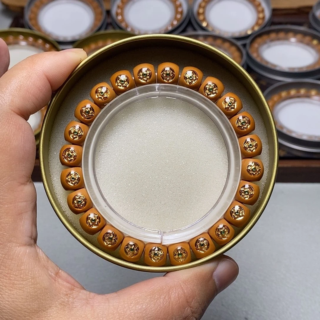 猴头核桃手串14号满标毕业小直切9+左右