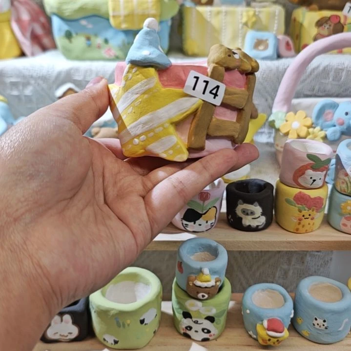 满29.9包邮手工花盆114