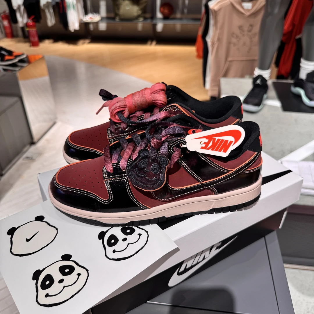 【专柜同款】NIKE DUNK 40周年檀红色百搭潮流休闲板鞋HQ1965600