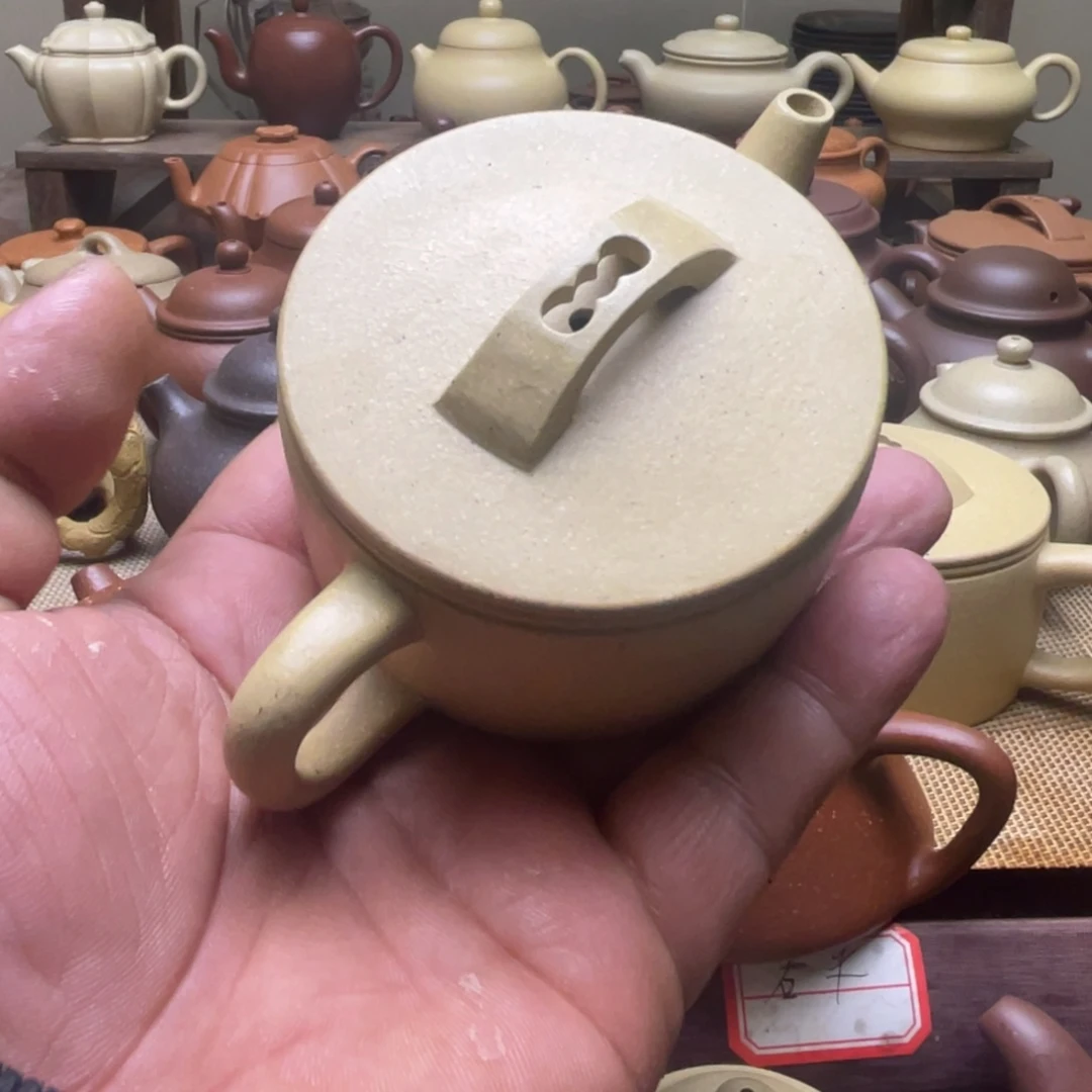 紫砂茶壶高*宜兴紫砂壶工艺品