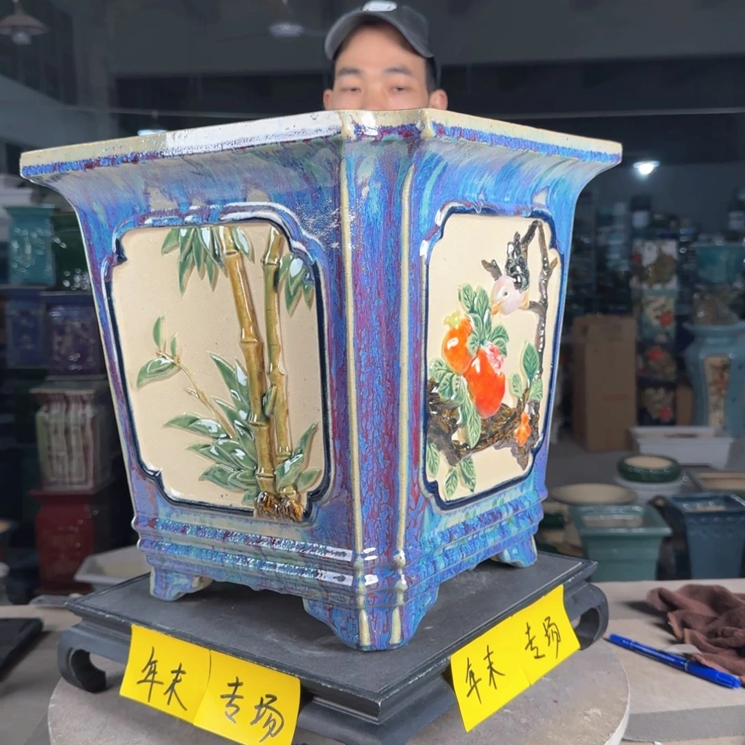 一风堂石湾花盆。